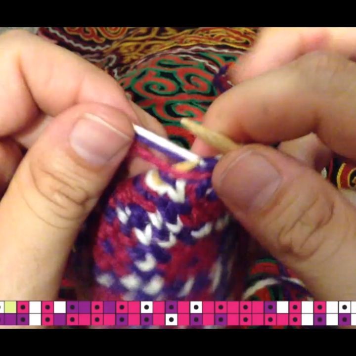 Three Color Double Knitting