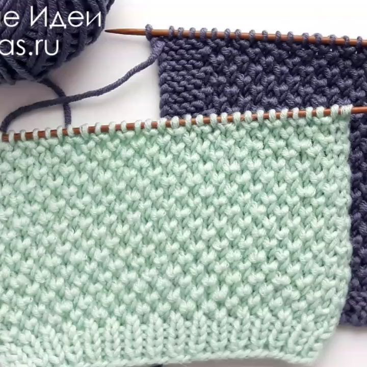 Simple Embossed Knitting Pattern