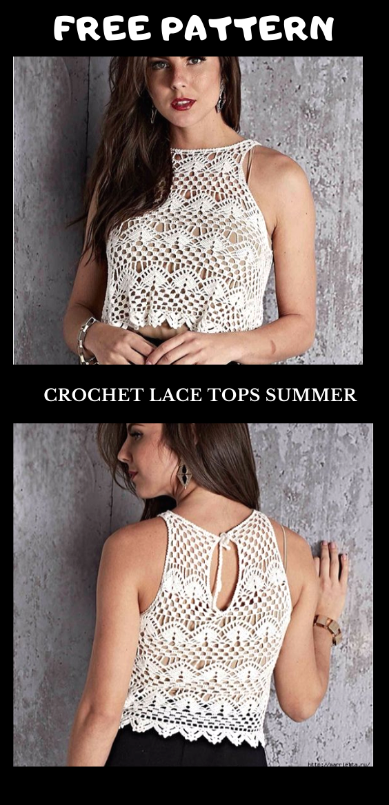 Crochet Lace Tops Summer