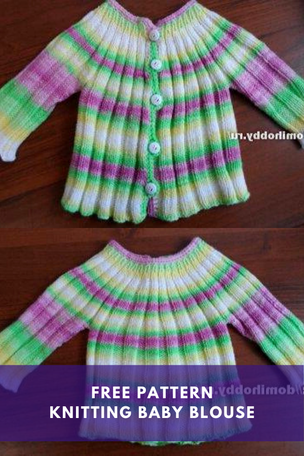 Free Pattern Knitting Baby Blouse